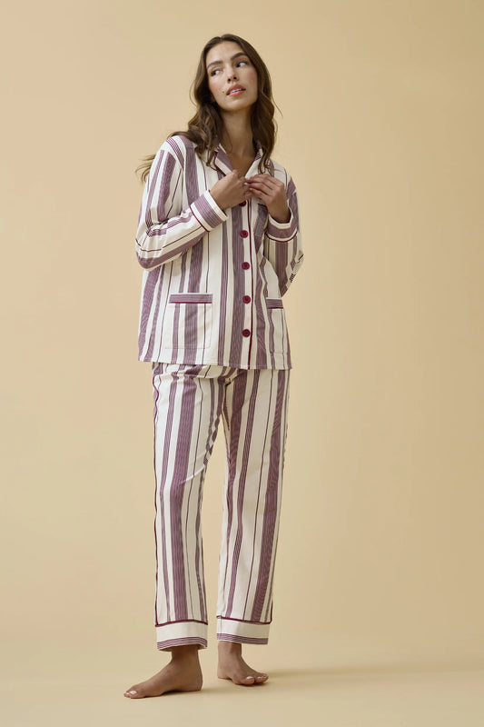 KIP Luxe Stretch Cotton Pajama Set