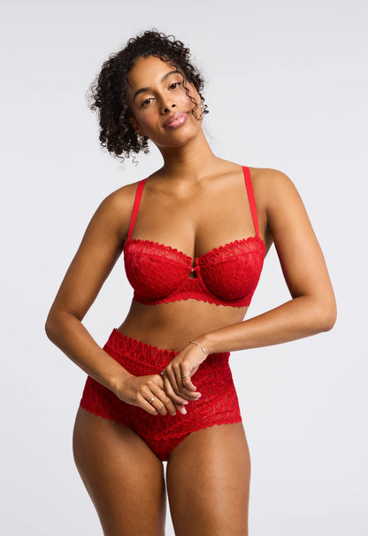 Montelle Lacy Essentials Keyhole Balconnette Bra