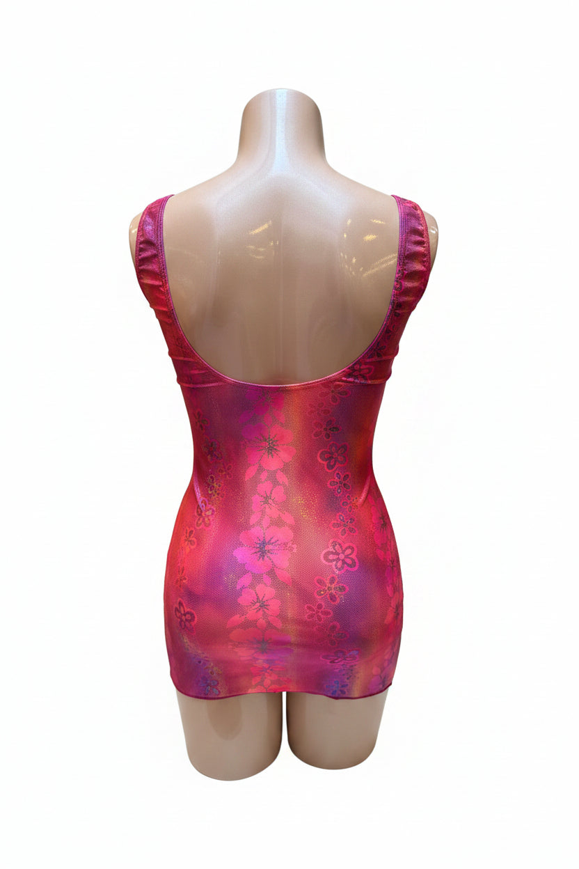 Fagioni Inc Shiny Scoop Neck Dress