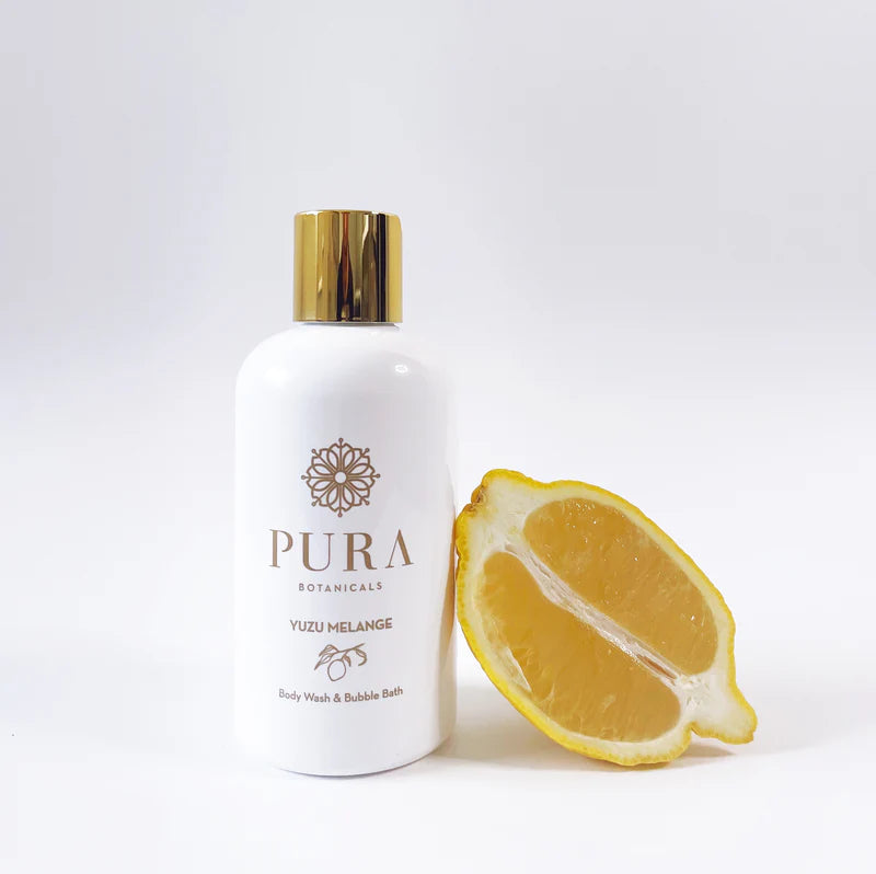 PURA BOTANICALS Yuzu Melange Body Wash and Bubble Bath