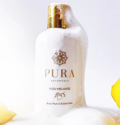 PURA BOTANICALS Yuzu Melange Body Wash and Bubble Bath