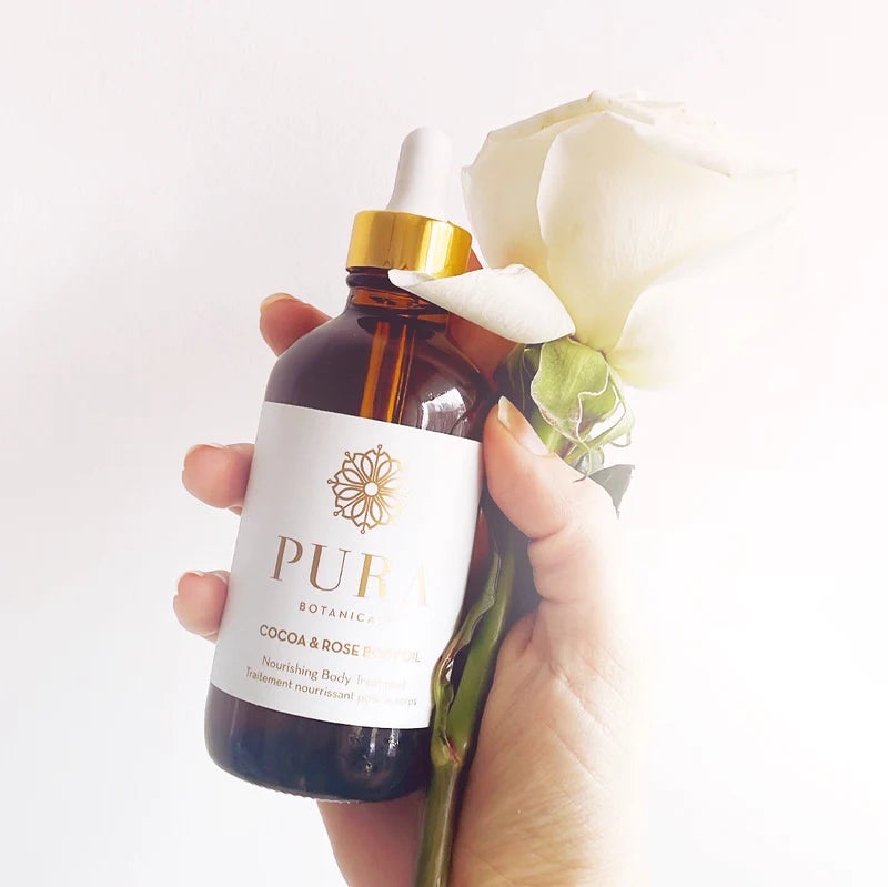 PURA BOTANICALS Cocoa & Rose Body Oil