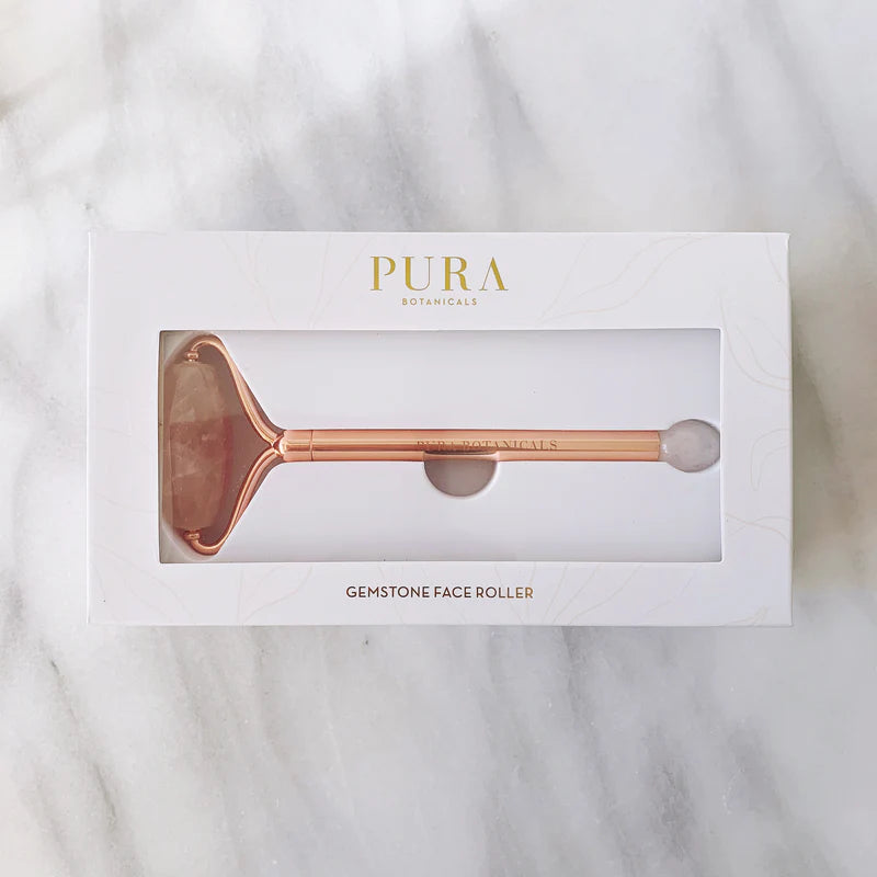 PURA BOTANICALS Gemstone Face Roller - Four Head Interchangeable Roller System