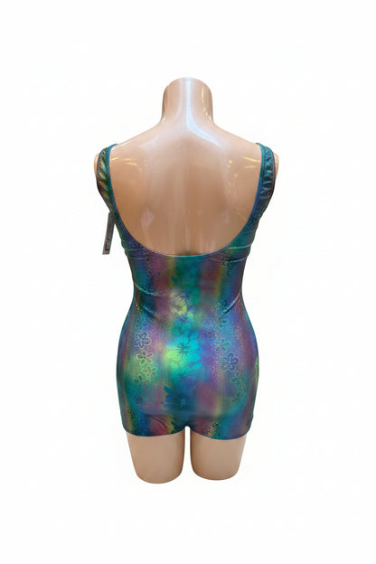 Fagioni Inc Shiny Scoop Neck Dress