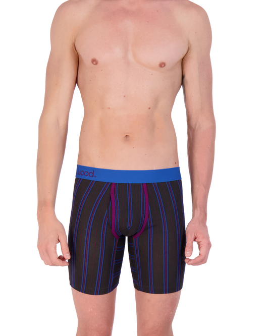 WOOD Long Leg Biker Boxer Brief