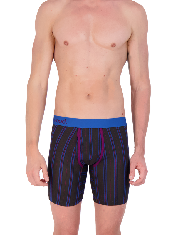 WOOD Long Leg Biker Boxer Brief