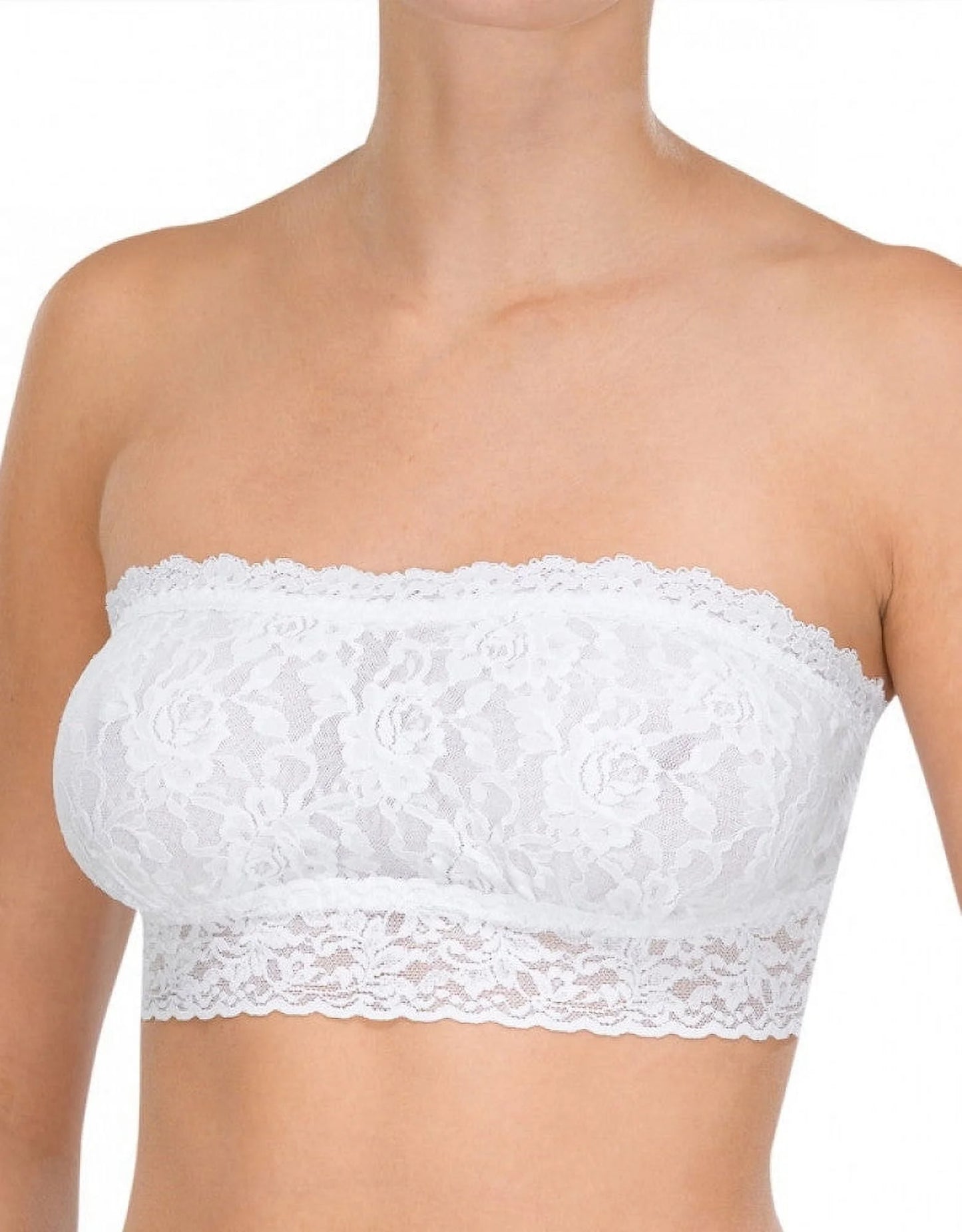 Hanky Panky Mesh Lines Bandeau Strapless Bra