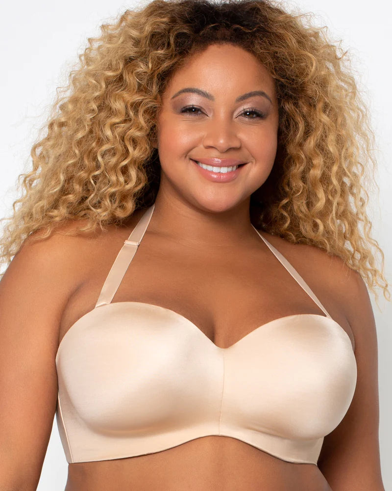 Curvy Couture Smooth Strapless Multi-Way Bra