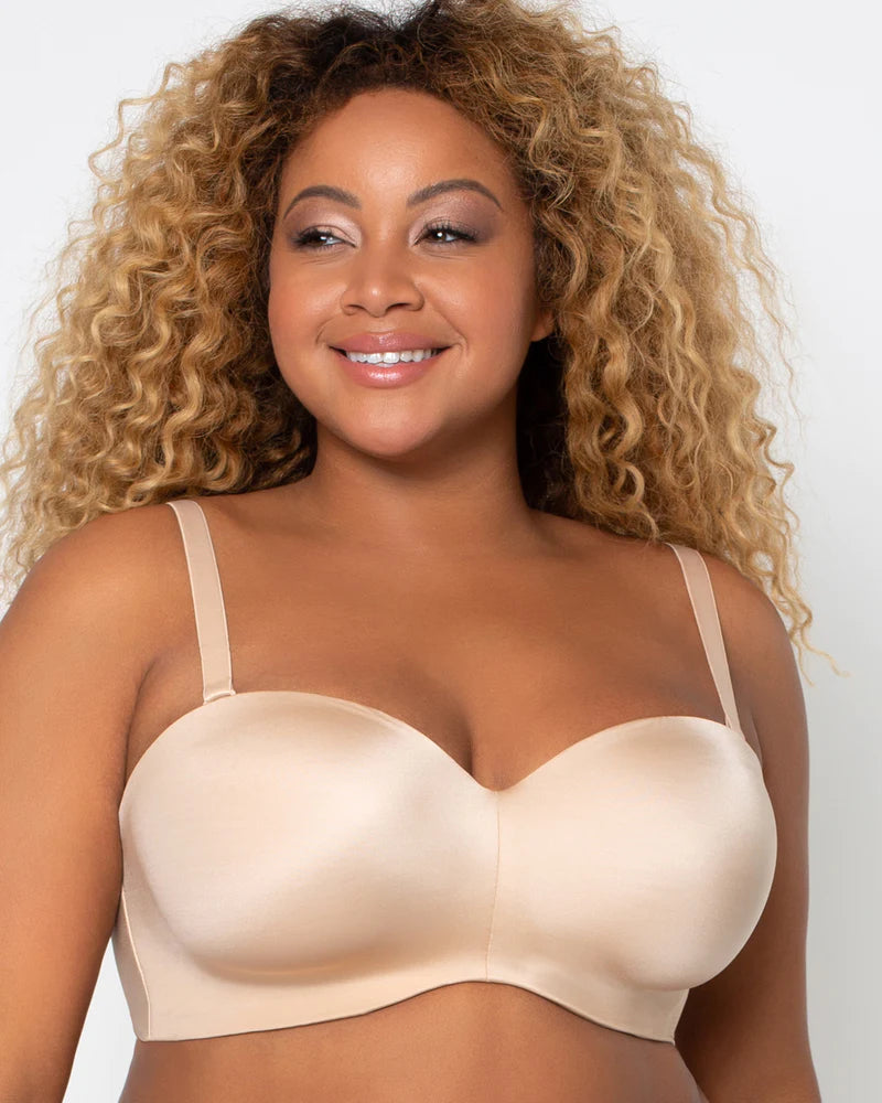 Curvy Couture Smooth Strapless Multi-Way Bra