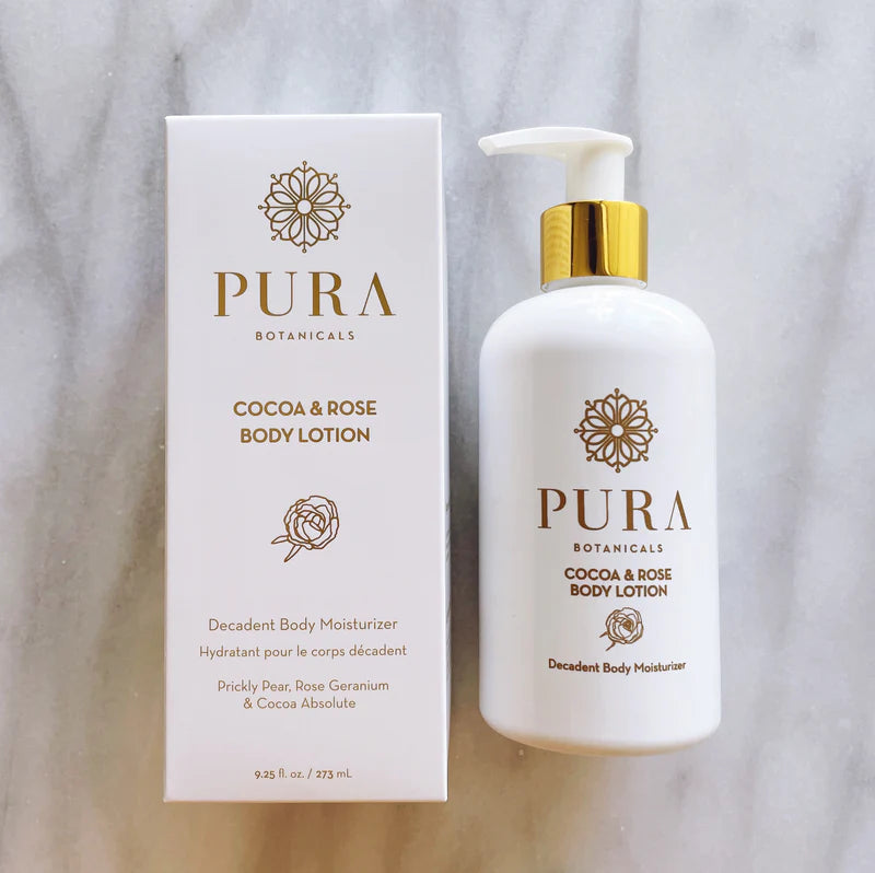 PURA BOTANICALS Cocoa & Rose Decadent Body Moisturizer