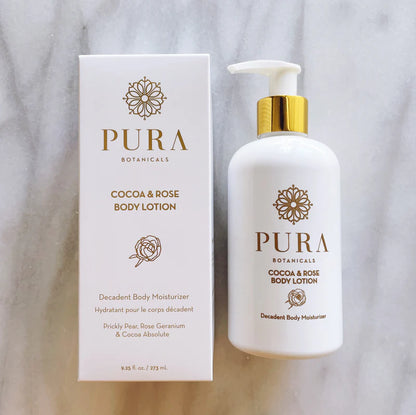 PURA BOTANICALS Cocoa & Rose Decadent Body Moisturizer