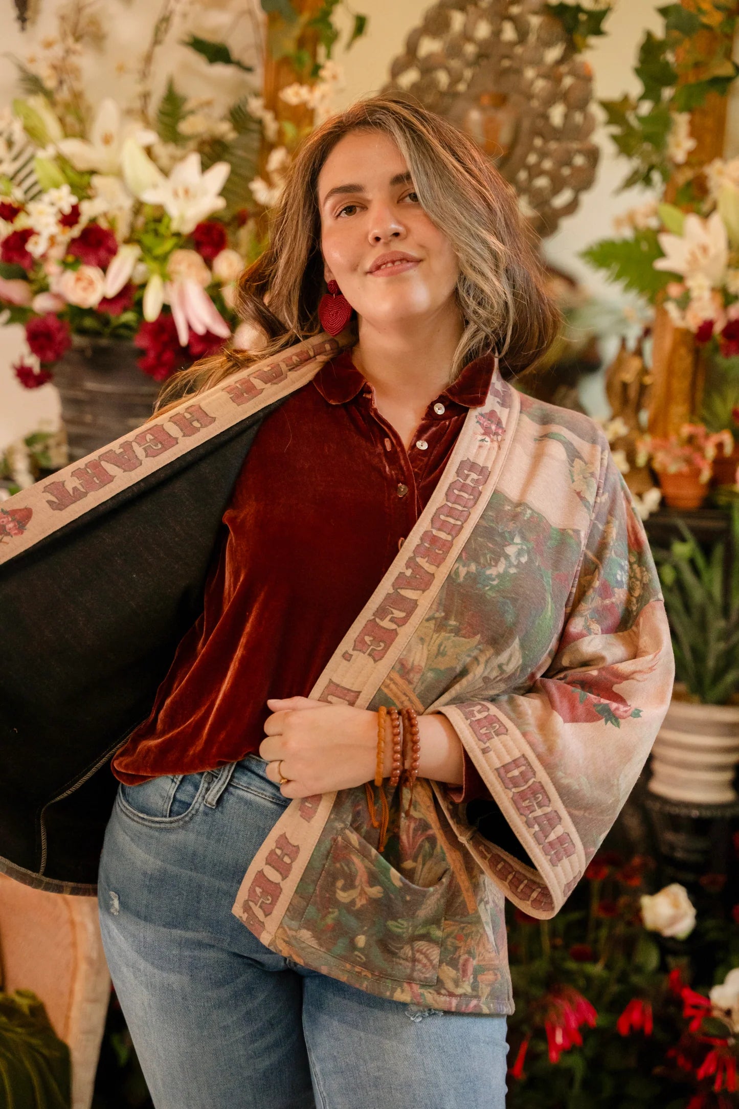Market of Stars Courage, Dear Heart Cottage Cardigan