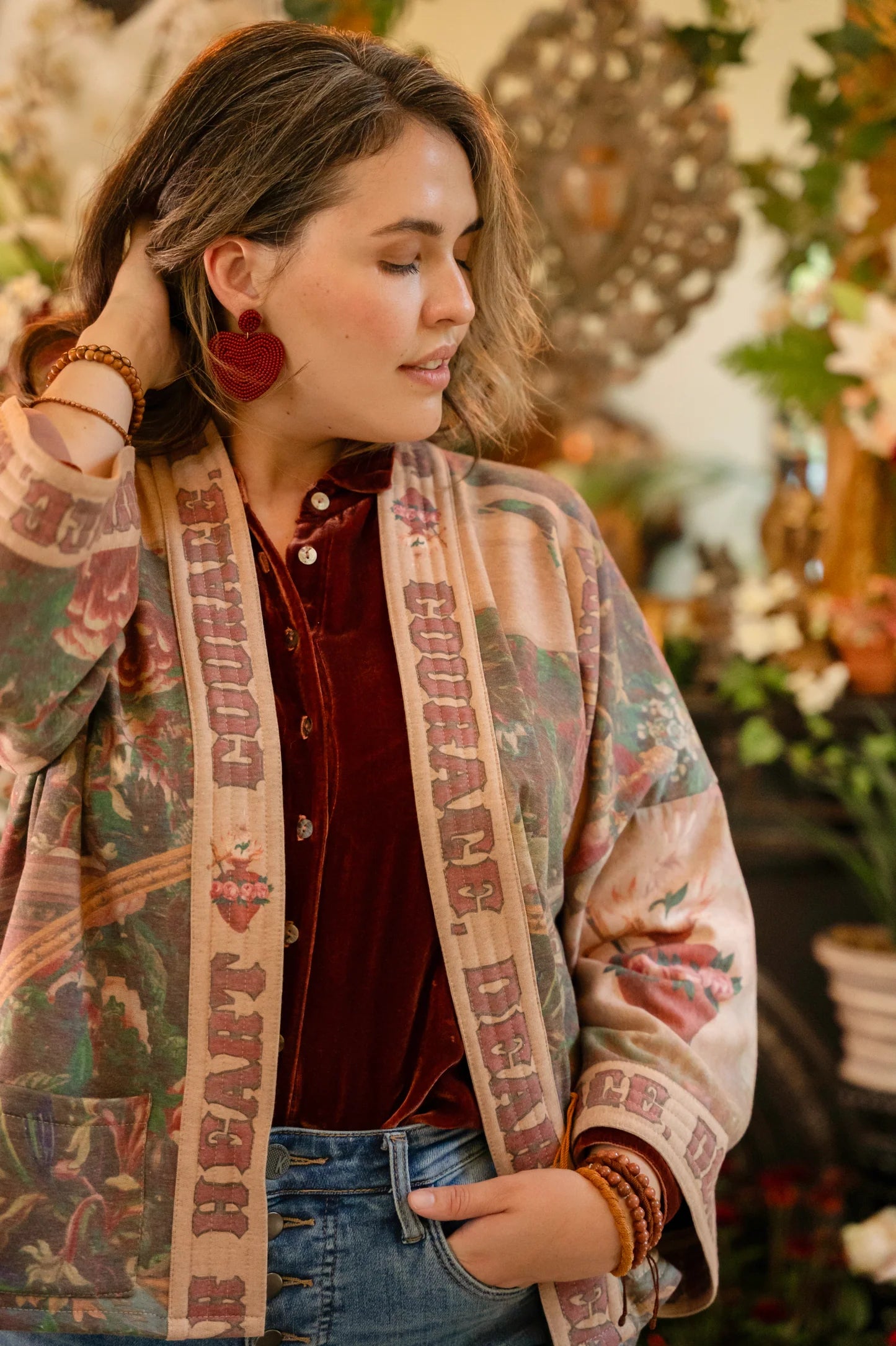 Market of Stars Courage, Dear Heart Cottage Cardigan