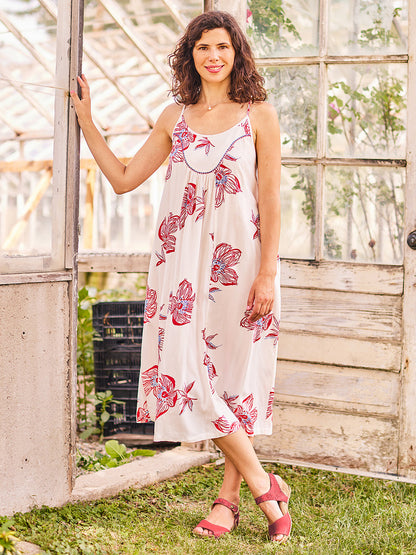 April Cornell Sketch Flower Sundress