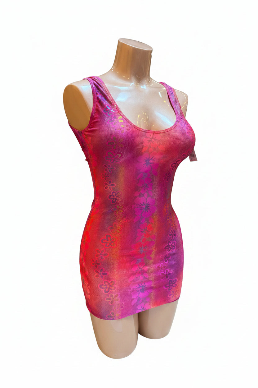 Fagioni Inc Shiny Scoop Neck Dress