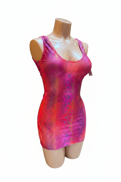 Fagioni Inc Shiny Scoop Neck Dress
