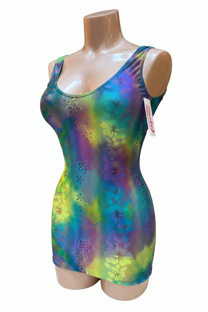 Fagioni Inc Shiny Scoop Neck Dress