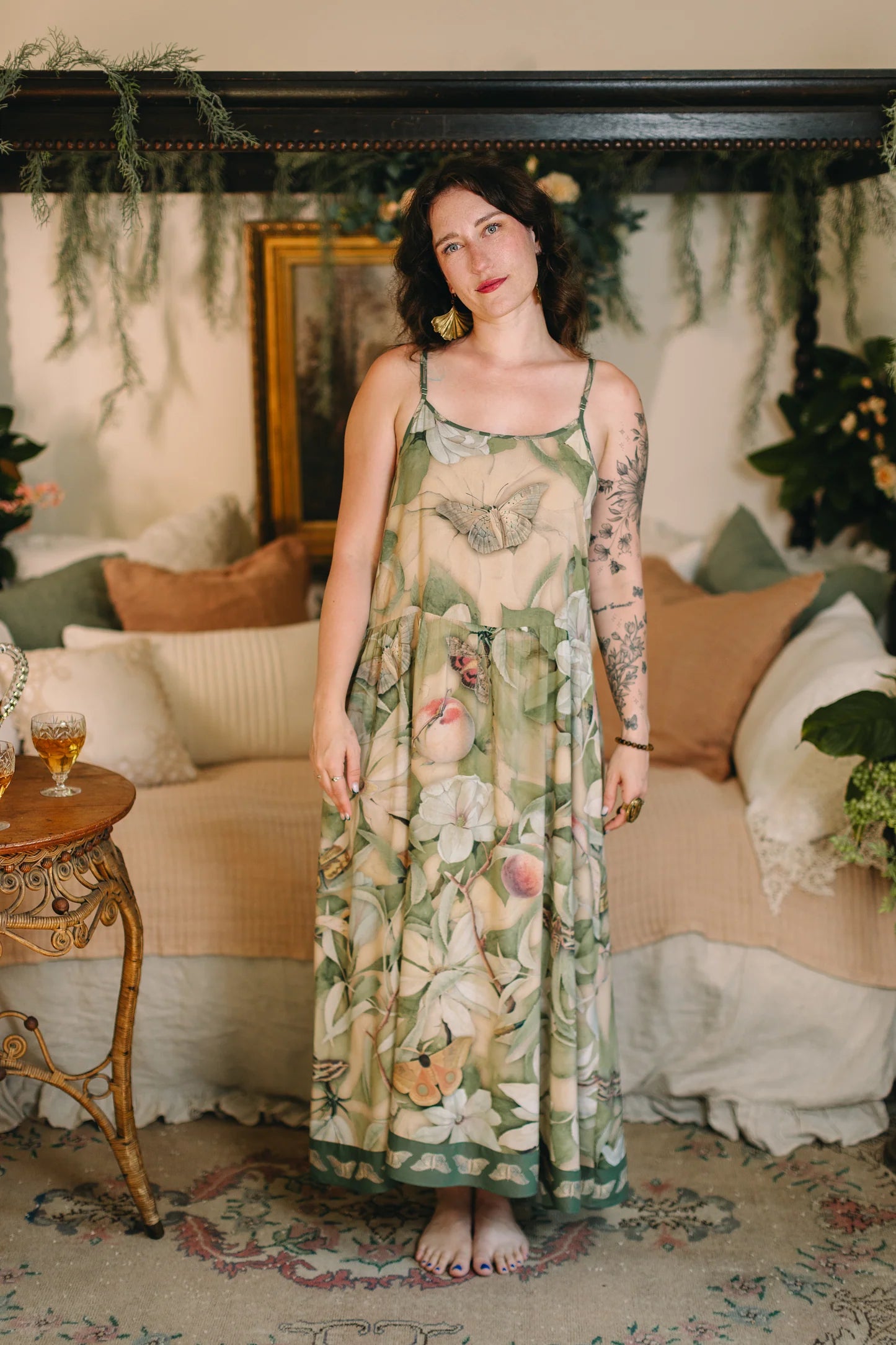 Market of Stars Fleur De Soleil Bohéme Slip Dress