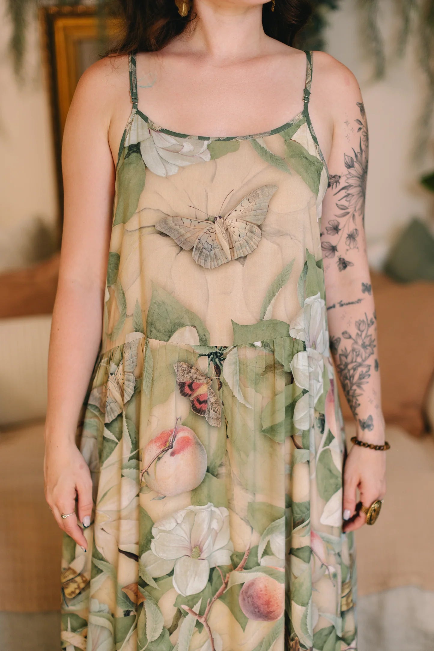 Market of Stars Fleur De Soleil Bohéme Slip Dress
