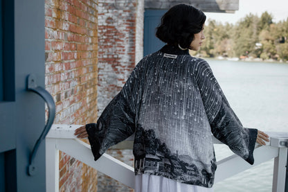 Market of Stars Stargazer Cropped Kimono Cardigan