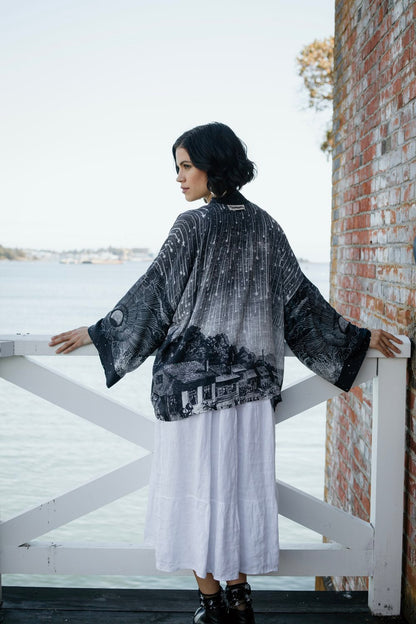 Market of Stars Stargazer Cropped Kimono Cardigan