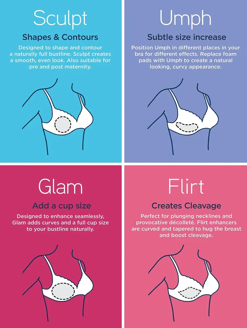 FLAUNT Flirt Push Up Silicone Shapers