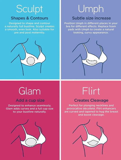 FLAUNT Flirt Push Up Silicone Shapers