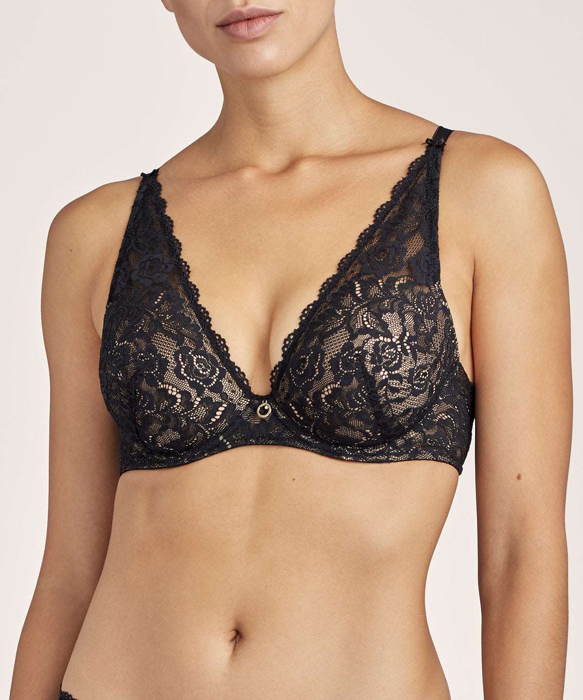 Aubade Rosessence Shoulder Plunge Push Up Bra