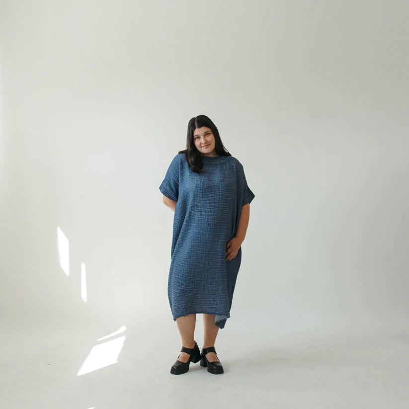 Pokoloko Crinkle Cotton Balloon Dress
