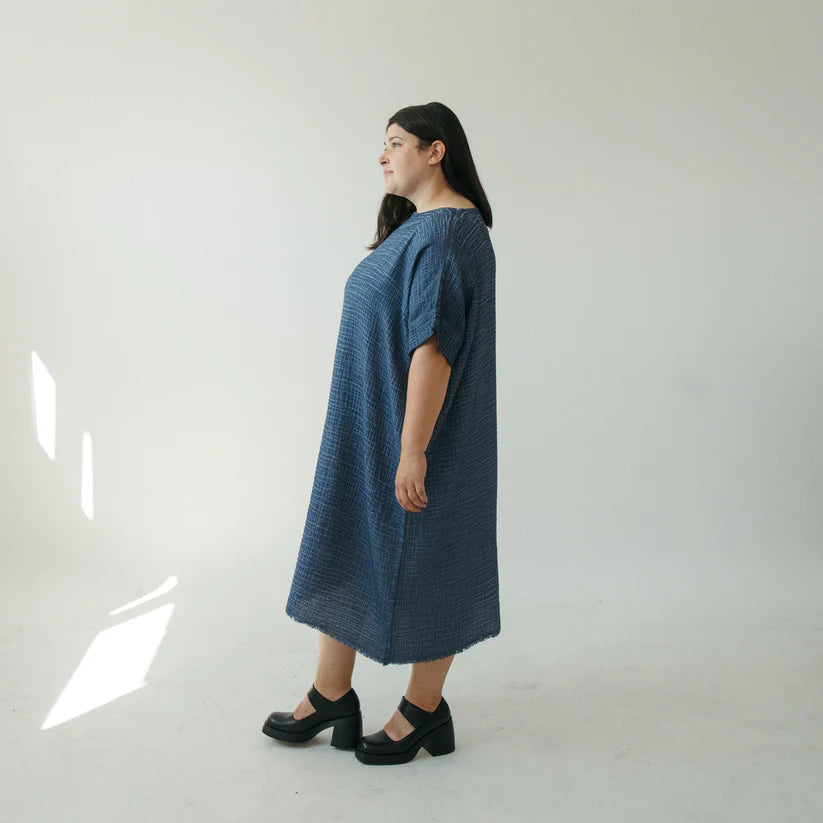 Pokoloko Crinkle Cotton Balloon Dress