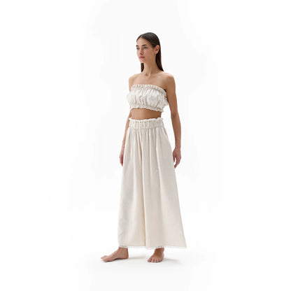 Pokoloko Linen Cotton Palazzo Pants