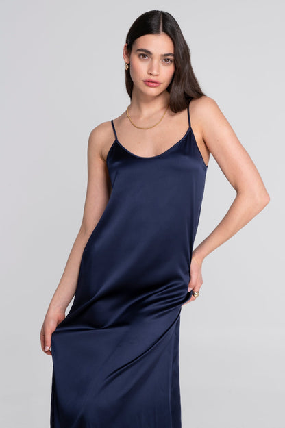 Oscalito Stretch Silk Long Gown