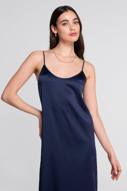 Oscalito Stretch Silk Long Gown