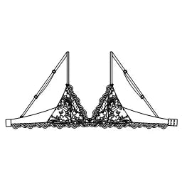 Lise Charmel Libertine en Fleurs Triangle Bralette