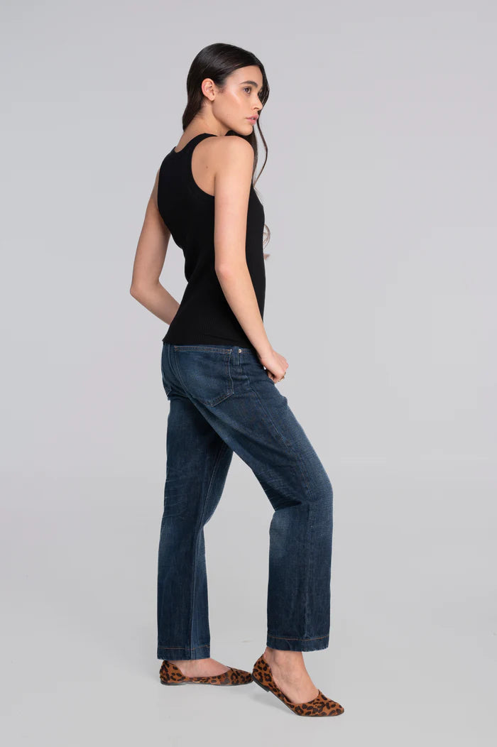 Oscalito Cotton Rib Halter Neck Tank