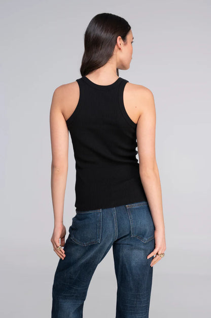 Oscalito Cotton Rib Halter Neck Tank
