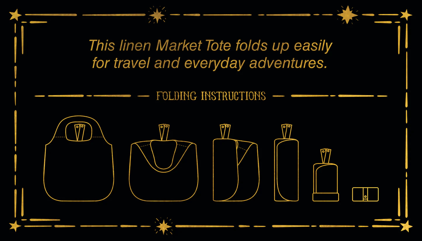 Market Of Stars Peace Love and Sunshine Tote Bag