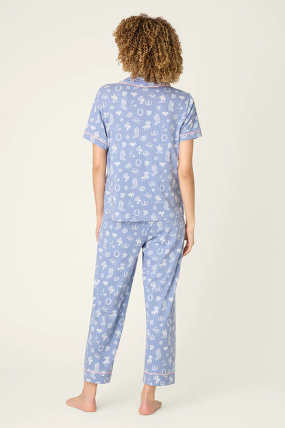PJ Salvage Whimsy Lone Star Love Cropped PJ Set