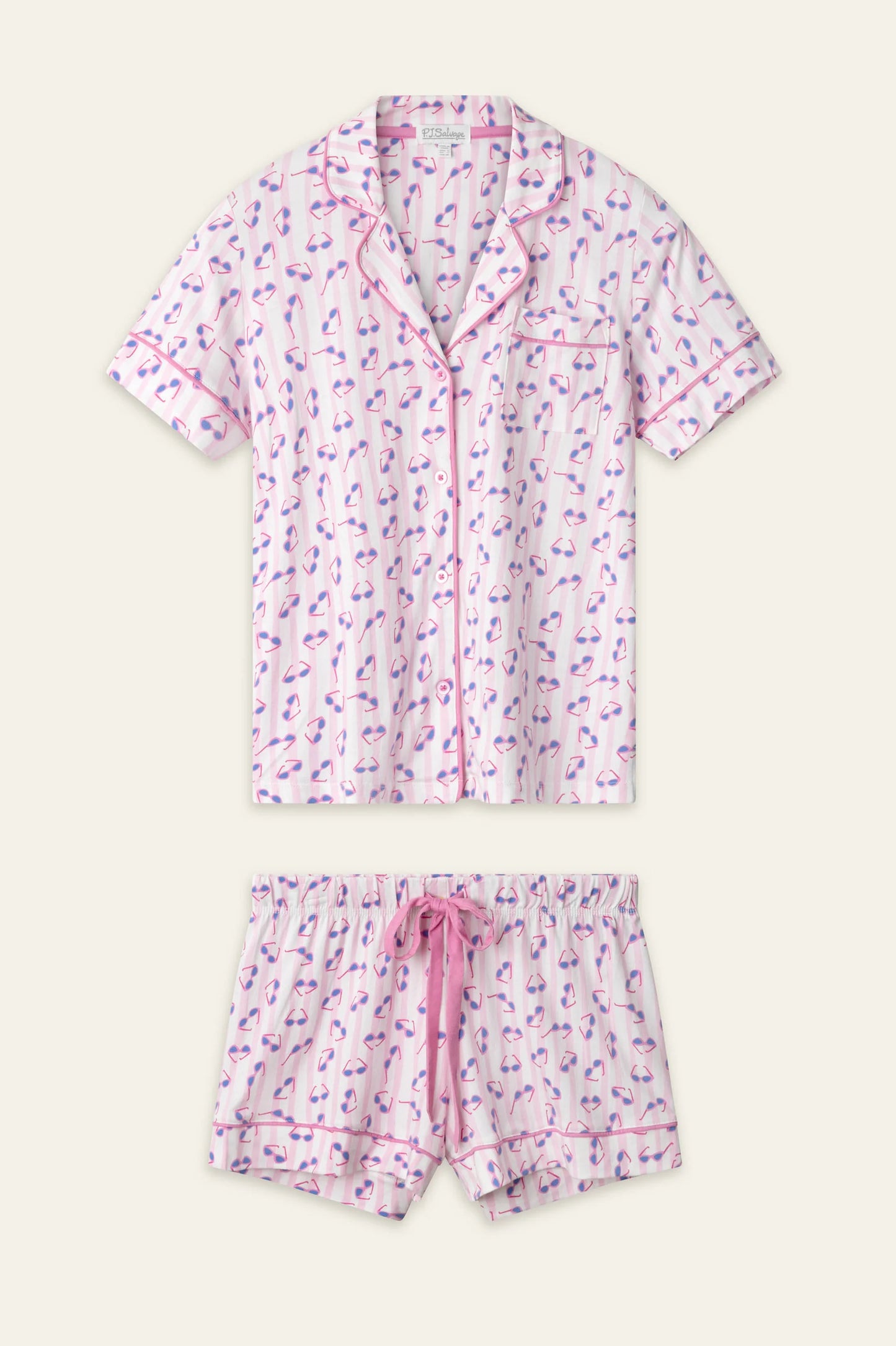 PJ Salvage Whimsy Retro Shades Short PJ Set