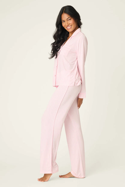 PJ Salvage Modal Basics Long Sleeve PJ Set