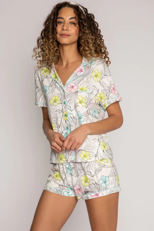 PJ Salvage Playful Prints Floral Pajama Set