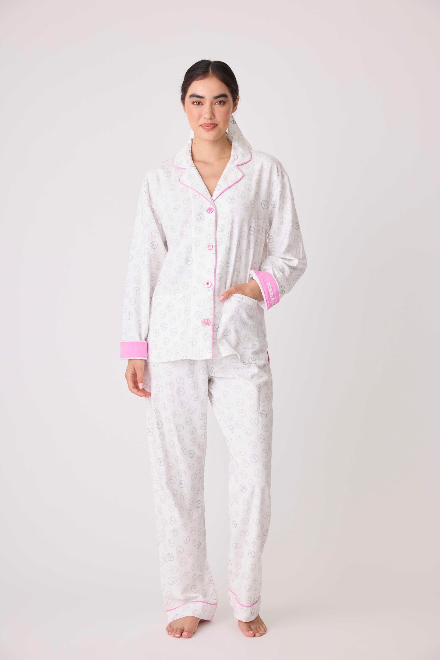 PJ Salvage Flannel PJ Set