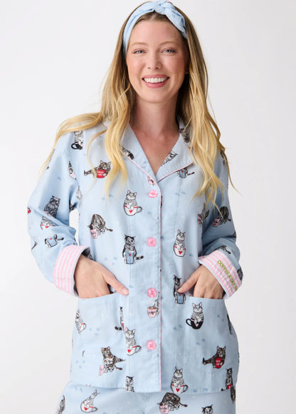 PJ Salvage Flannel PJ Set