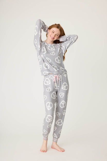 PJ Salvage Full of Love Pajama Set