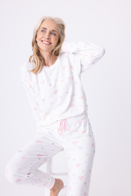 PJ Salvage Full of Love Pajama Set