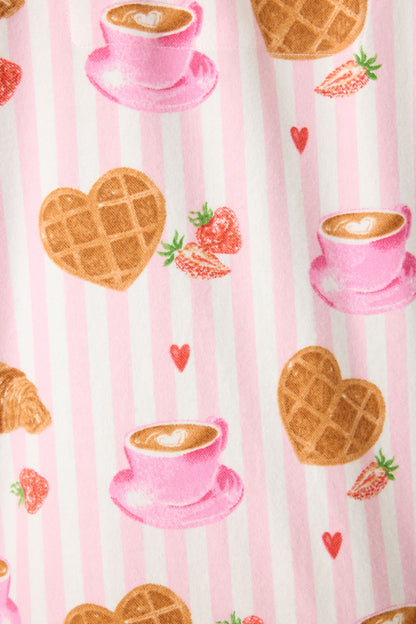 PJ Salvage Brunch Club Breakfast Print Night Shirt