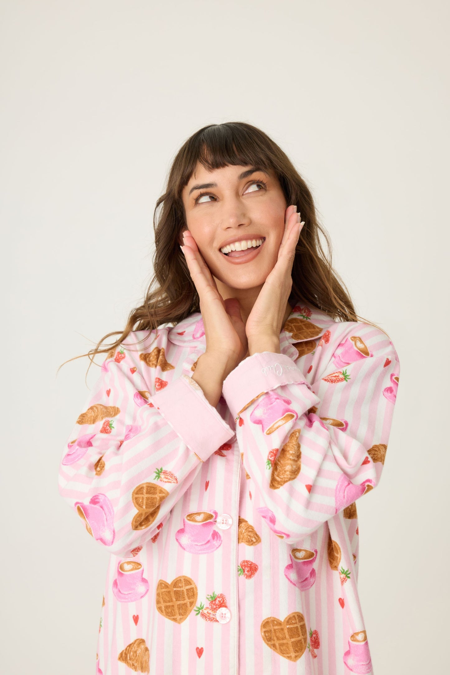 PJ Salvage Brunch Club Breakfast Print Night Shirt