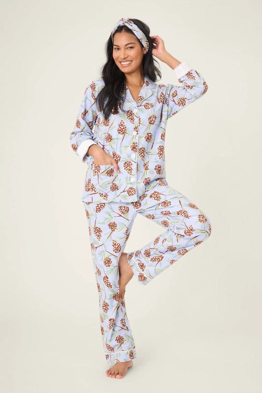 PJ Salvage Feelin' Pine Flannel Pajama Set