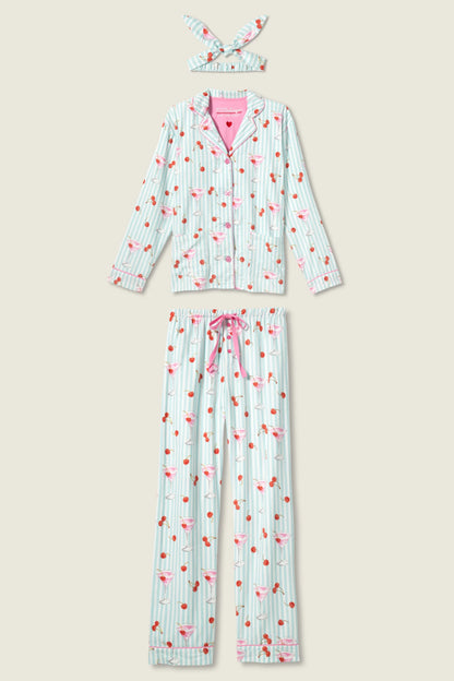 PJ Salvage Ma Cherie Cotton Flannel PJ Set