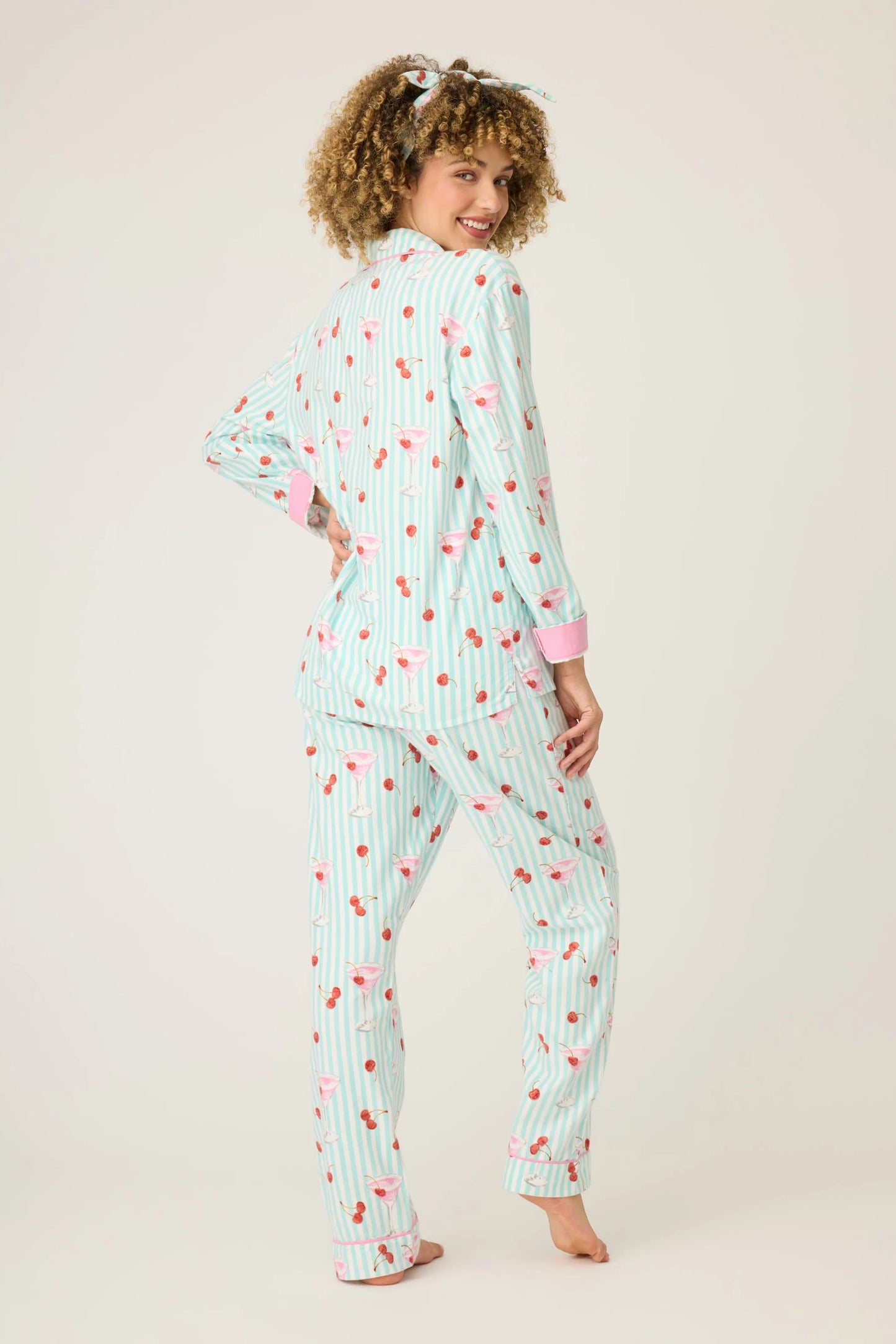 PJ Salvage Ma Cherie Cotton Flannel PJ Set